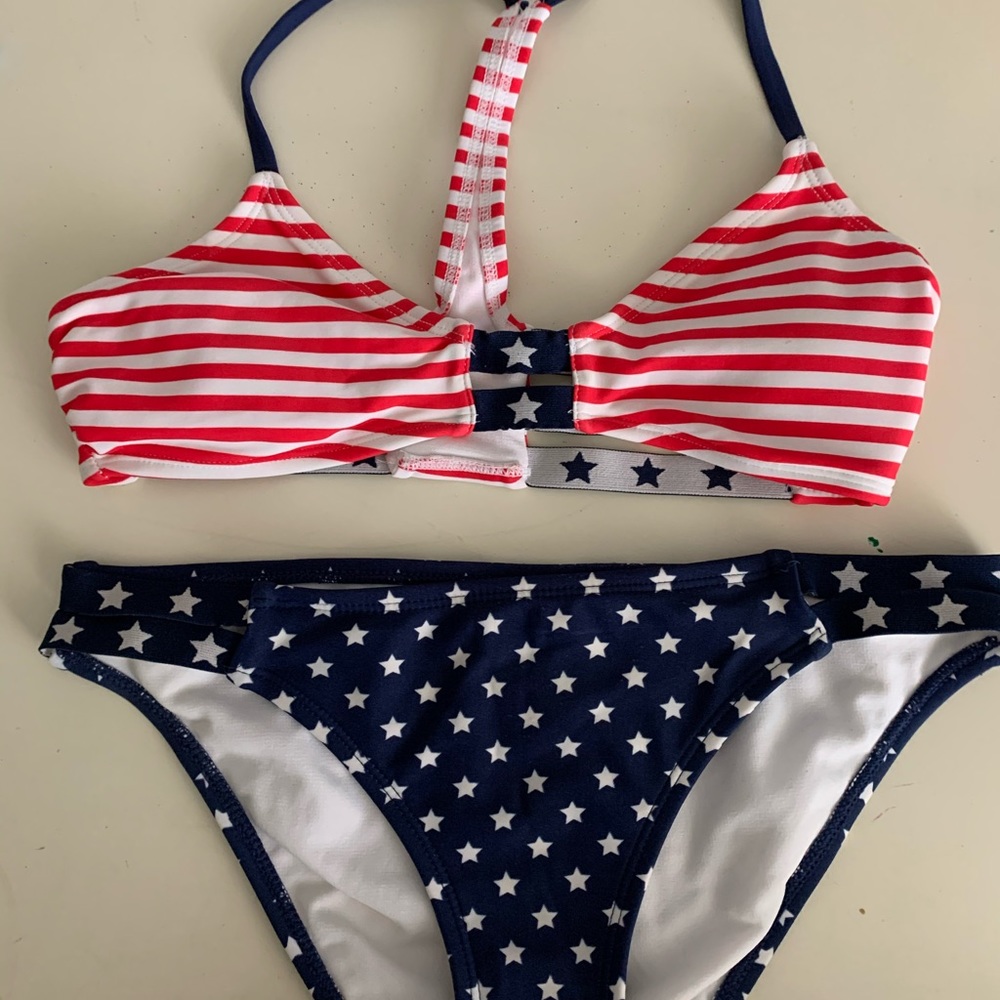 American flag bikini